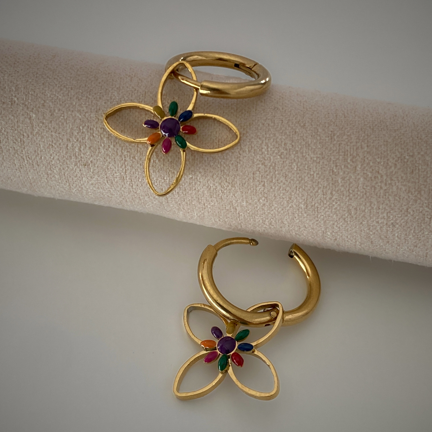 Boucles d'oreilles Flora