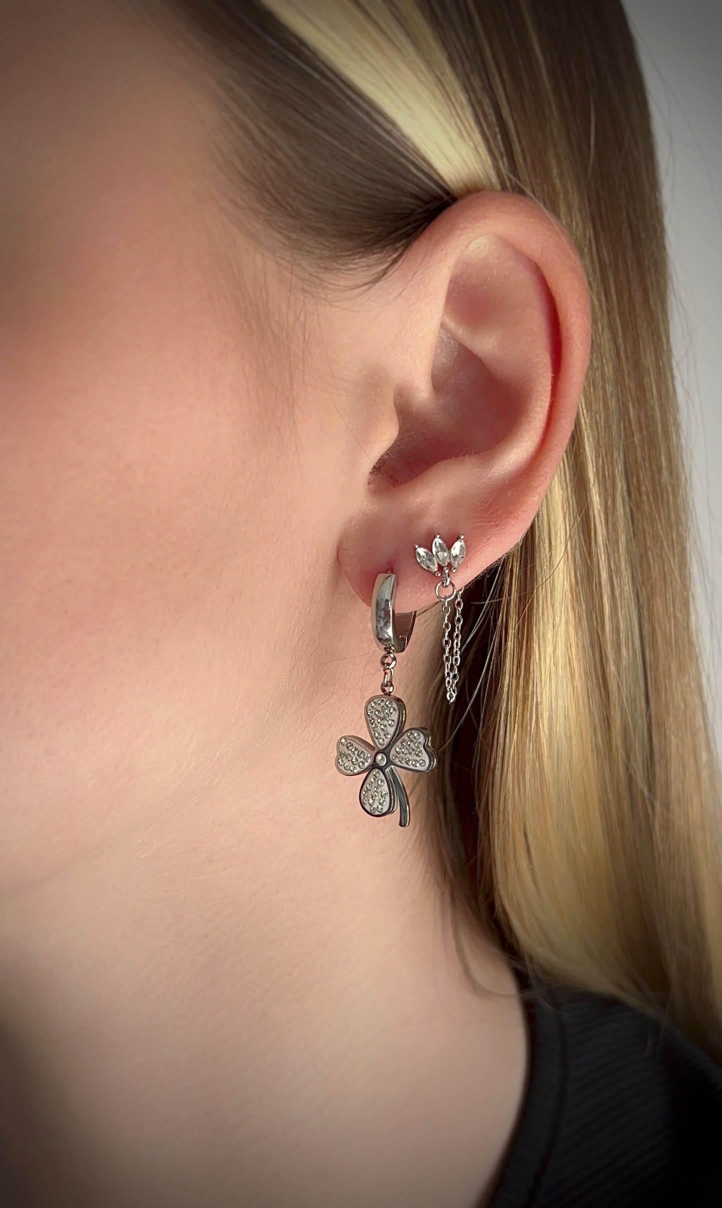 Boucles d'oreilles Fortune-strass