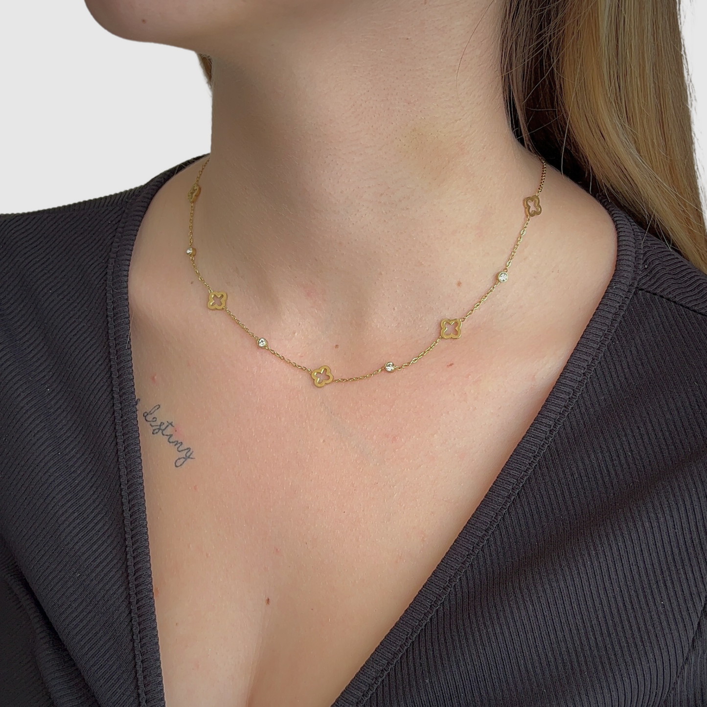 Collier Spléndia-strass