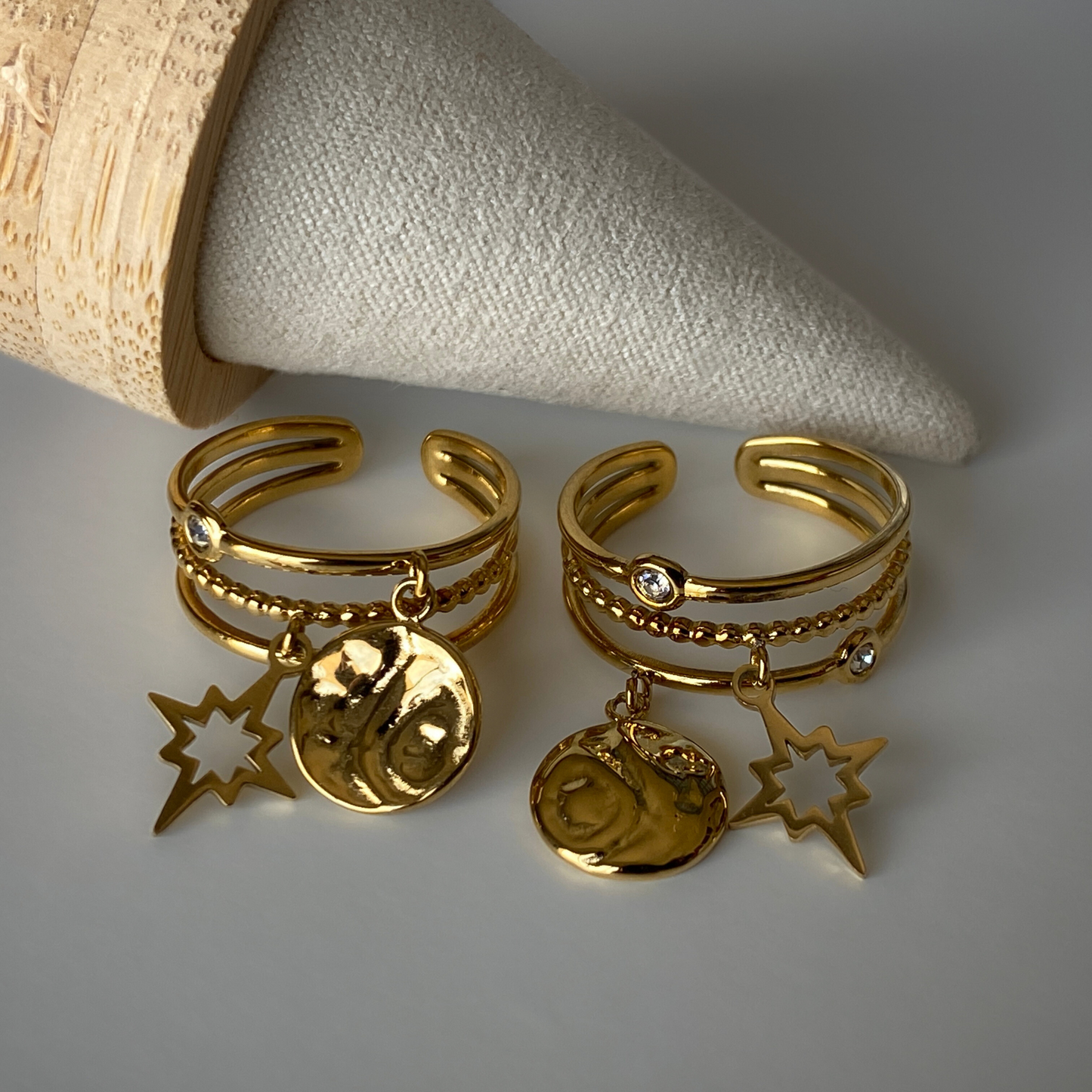 Bague Stella-breloque