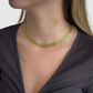 Collier Cléopatra, acier inoxydable, couleur or, collier plat